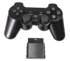 Controle Sem Fio Dualshock Compatível Com Playstation 2 Wireless - TechBrasil