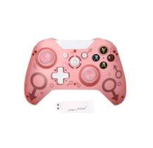 Controle Sem Fio Joystick Compatível com XBOX ONE - Séries S e X PC - PS4 Rosa N-1 For