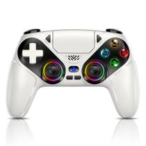 Controle sem fio LENISUOLE para PS5 e PC com RGB e Turbo Macro