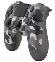 Controle Sem Fio Ps4/Pc Controle Compatível Ps4/PC Sem Fio Cinza Camuflado- Altomex