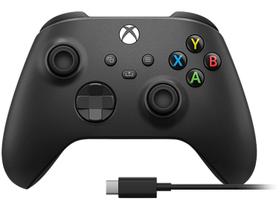 Controle sem fio Xbox + cabo USB-C, 1V8-00013 MICROSOFT