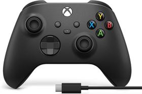 Controle Sem Fio Xbox Series 1V8-00013 + Cabo USB Preto