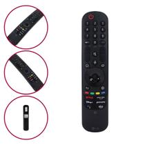 Controle Smart Magic LG MR22GN NFC Voz Movimento TVs LG 50NANO75SQA 55NANO80SQA OLED55C2PSA Controle Smart Magic LG MR22GN NFC Voz Movimento TVs LG 50NANO75SQA 55NANO80SQA OLED55C2PSA