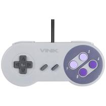 Controle SNES para PC Vinik, USB, Branco - 107482 Controle SNES para PC Vinik, USB, Branco - 107482