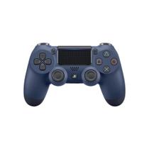 Controle Sony Dualshock 4 Midnight Blue sem fio (Com led frontal) - PS4