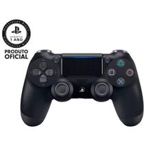 Controle Sony Dualshock 4 PS 4 Sem Fio Preto CUH-ZCT2U Original Lacrado