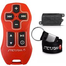 Controle Stetsom Longa Distância SX2 Universal Para Som Automotivo Cor Vermelho Alcance 200 metros