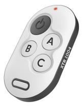 Controle transmissor xtr 1004 branco/preto 4 teclas - intelbras Controle transmissor xtr 1004 branco/preto 4 teclas - intelbras