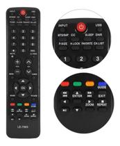 Controle Tv Lcd Compatível H-buster Htr-d19/hbtv-32d01hd Controle Tv Lcd Compatível H-buster Htr-d19/hbtv-32d01hd