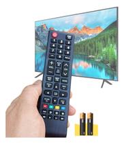 Controle Tv Samsumg Smart Com Tecla Hub Premium + Pilhas - Lelong