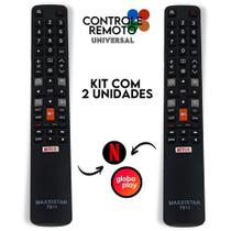Controle Universal H-Buster - Smart Kit C/2 Unidades - Tecla Netflix e Globo Play - 7811 - Nybc