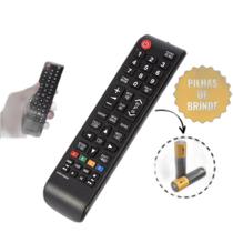 Controle Universal Remoto Tv Samsung Smart Hub Led + Pilhas Controle Universal Remoto Tv Samsung Smart Hub Led + Pilhas