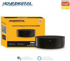 Controle Universal RM6 Pro Wifi e RF 433 e 315 Novadigital Controle Universal RM6 Pro Wifi e RF 433 e 315 Novadigital