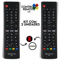 Controle Universal - Smart Tecla Netflix e Amazon - Kit C/2 Unidades - 8037 - Nybc