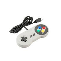 Controle USB com joystick para console retrô de 16 bits e 8 botões