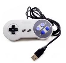Controle USB estiloSnes Super Nintendo compatível com PC, Mac, Raspberry Pi Controle USB estiloSnes Super Nintendo compatível com PC, Mac, Raspberry Pi