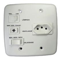 Controle Ventilador De Teto 4x4 Tomada 110v 127v 1 Lâmpada