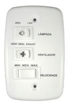 Controle Ventilador Teto 4x2 C/ Capacitor 220v 1 Lâmpada