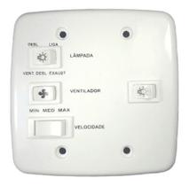 Controle Ventilador Teto 4x4 C/ Capacitor 110v 127v 2 Lâmpadas