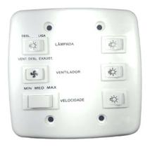 Controle Ventilador Teto 4x4 C/ Capacitor 110v 127v 4 Lamp Reamar