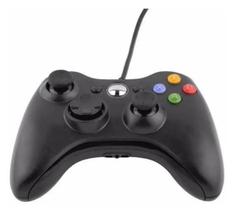 Controle Video Game Xox 360 Com Fio Joystick E Pc NF