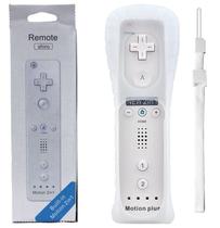 Controle Wii Remote Motion Plus Nintendo Wii Branco Wii U - TechBrasil