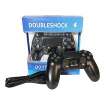 Controle Wired Compatível Ps4 Com Fio Joystick Doubleshock 4 Gamer Pc