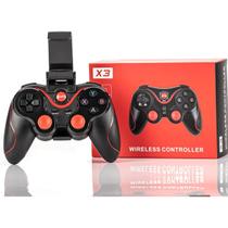 Controle X3 Para Celular Pc Sem Fio Com Suporte De Celular