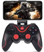 Controle X3 Sem Fio Bluetooth para Celular e PC Joystick Ergonômico e Imersivo