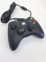 Controle Xbox 360 Com Fio E Pc Slim Joystick