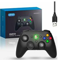 Controle Xbox 360 USB com Fio - Vibração - Botão Turbo