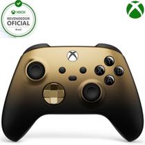 Controle Xbox One e Series Gold Shadow Dourado 12 Meses de Garantia - Micro Soft
