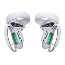 Controller Grips Cover + Protetor de abertura de bateria Quest 2