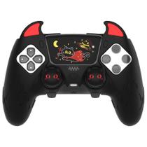 Controller Skin playvital para PS5 Edge Silicone Demon Black