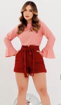 Conunto blusa + short feminino tam 38/40