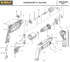 Conunto do seletor dwd502 dewalt