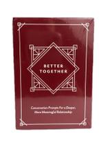 Conversation Card Game Deck Better Together para casais
