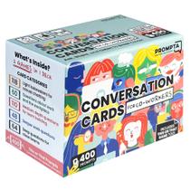 Conversation Cards Prompta 400 para colegas de trabalho: jogo de formação de equipe