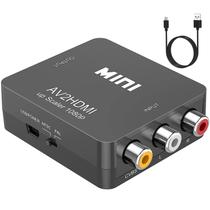 Conversor ABLEWE RCA para HDMI 1080P Mini Composite CVBS Cinza
