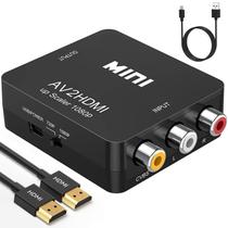 Conversor ABLEWE RCA para vídeo HDMI 1080P Mini Composite CVBS Conversor ABLEWE RCA para vídeo HDMI 1080P Mini Composite CVBS