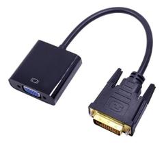 Conversor Adaptador Dvi-d 24+1 Macho P/ Vga 15 Pinos Fêmea