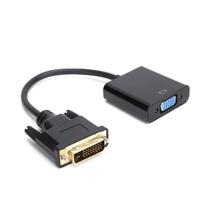 Conversor Adaptador DVI-D (24+1) para VGA fêmea 15 pinos