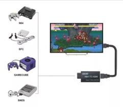 Conversor Adaptador Hdmi Compatível com Super Nintendo / Nintendo 64 / Nintendo Gamecube