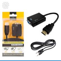 Conversor Adaptador Hdmi Para Vga Com Áudio P2