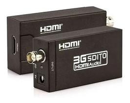 Conversor Adaptador Sd-sdi, Hd-sdi E 3g-sdi Para Hdmi V 1.4