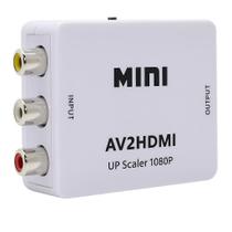 Conversor adaptador video composto 3 rca av p/ hdmi av2hdmi