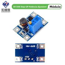 Conversor Ajustável De Aumento De Tensão 2A 2-24V Para 2-28V Módulo De Energia DC-DC SX1308 Conversor Ajustável De Aumento De Tensão 2A 2-24V Para 2-28V Módulo De Energia DC-DC SX1308