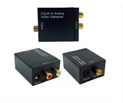 Conversor Áudio Digital Óptico para Analógico Alta Qualidade