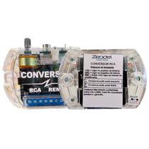 Conversor Automotivo Rca Filtro Anti Ruido Estéreo Ligacao Remote Controle De Ganho Full Range