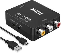 Conversor AV para HDMI FANTIA 1080P/4K com Áudio e Vídeo - Entrada USB Conversor AV para HDMI FANTIA 1080P/4K com Áudio e Vídeo - Entrada USB